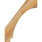 Ekena Millwork 4"W x 14"D x 18"H Imperial Rough Sawn Knee Brace, Western Red Cedar BRC04X14X18IMP00RWR - alternate 2